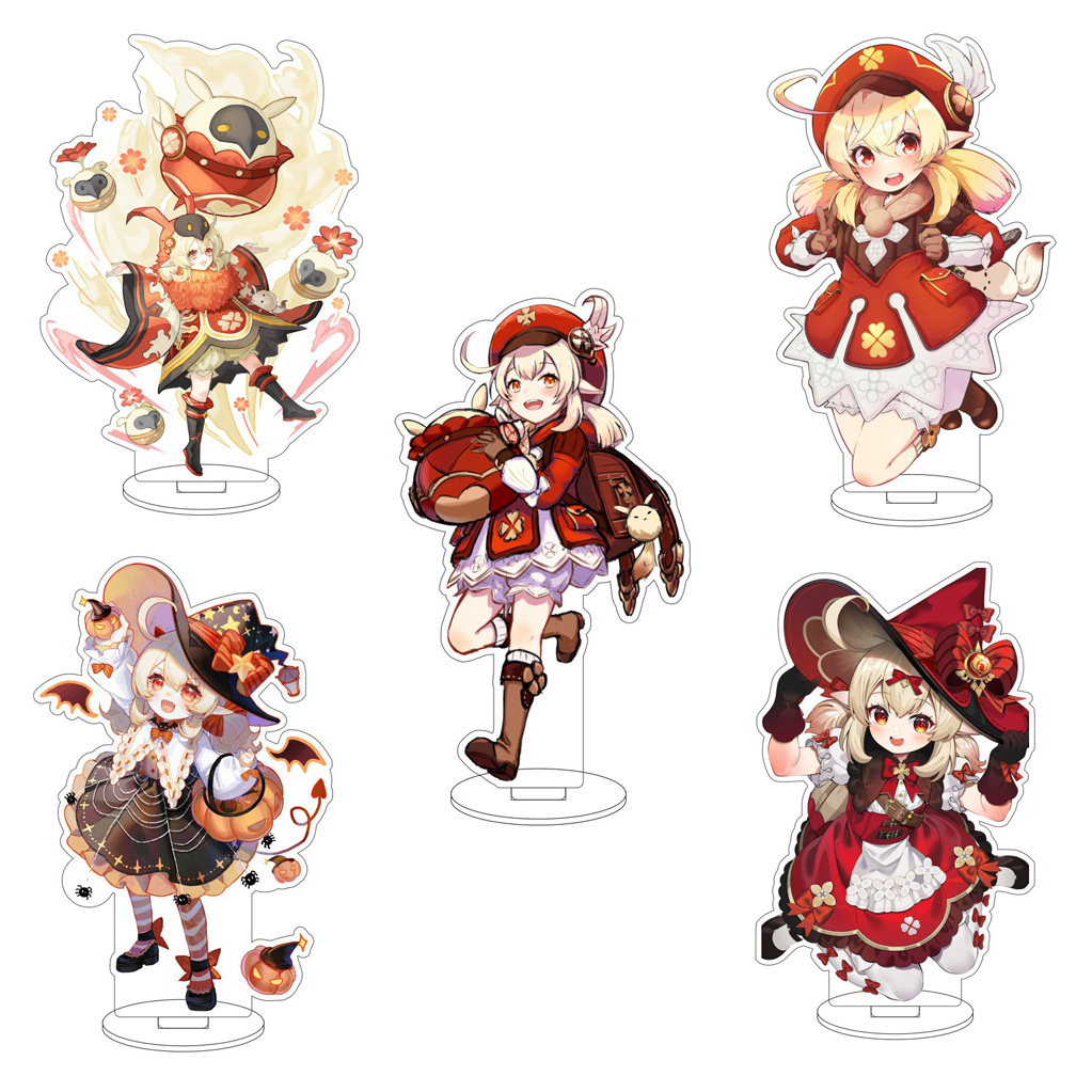Desk Accessories - Figurines en acrylique Anime Genshin Impact