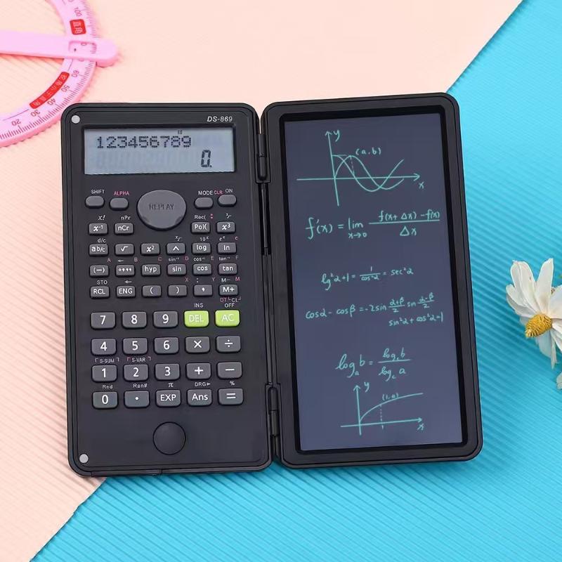 Scientific Calculator For Secondary School - Calculatrice scientifique avec tablette d'écriture LCD