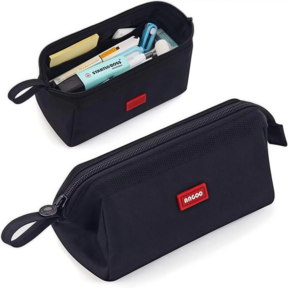 Aesthetic Large Pencil Case Pouch - Trousse à crayons en toile Oxford,