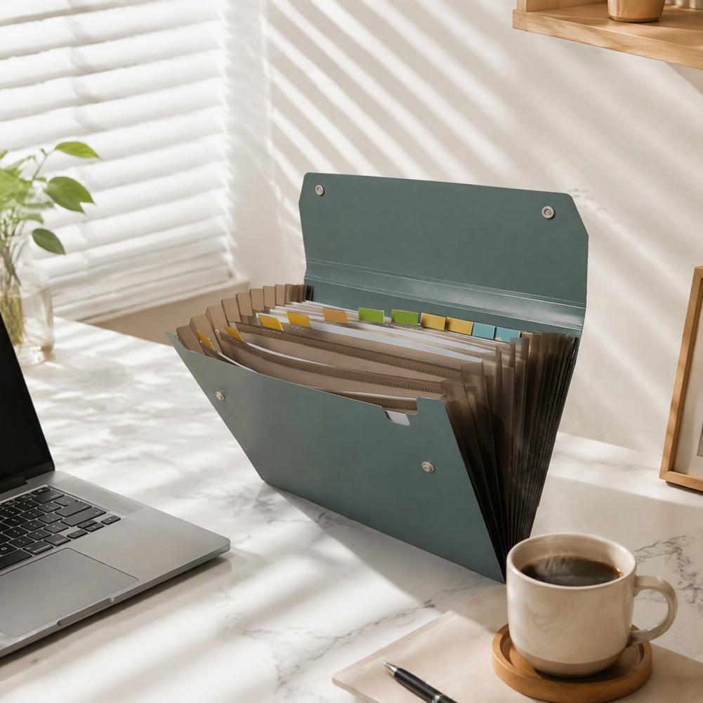Porte-documents extensible, or - Expandable Accordion File Folder 13 Pockets avis et prix