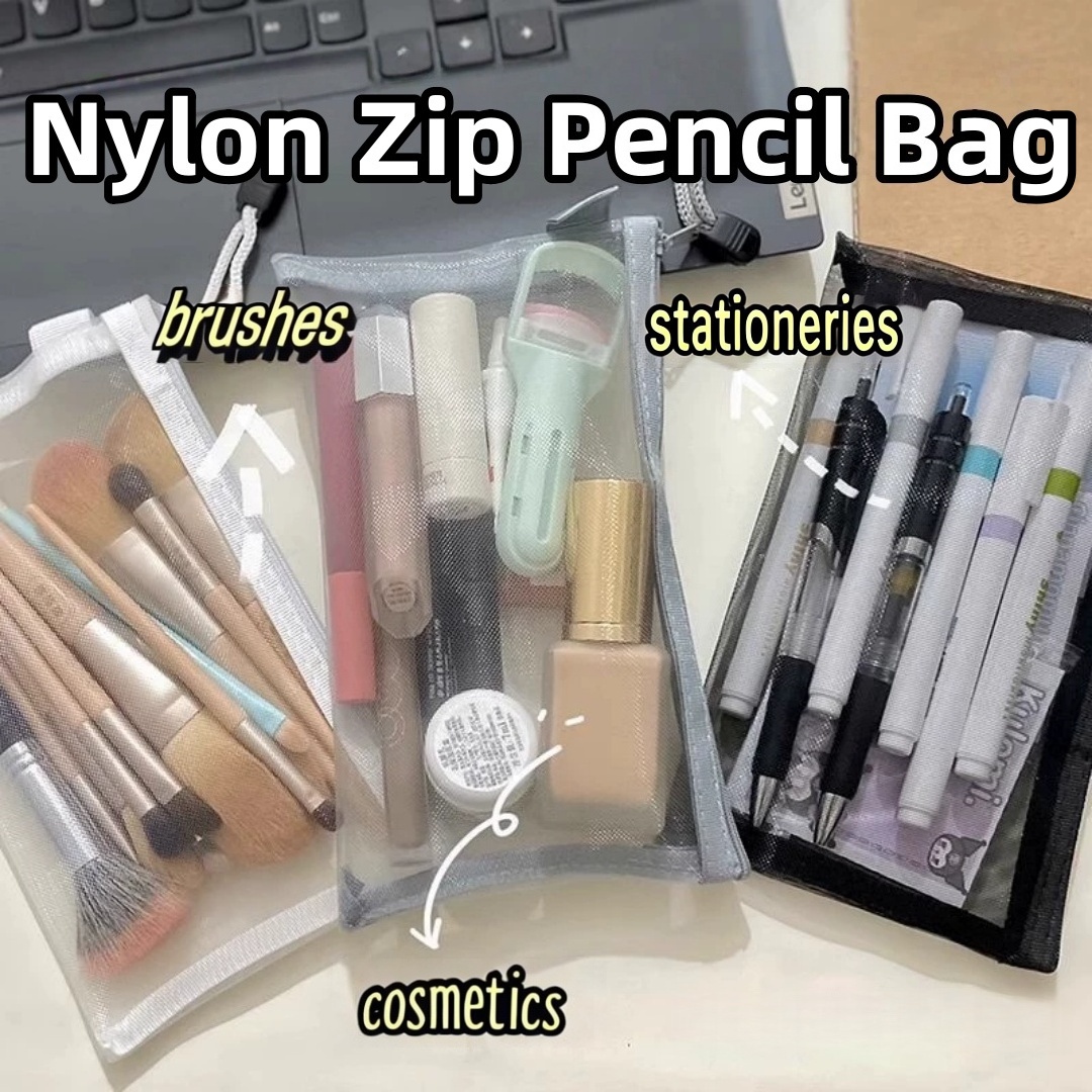 Pochette de rangement pour cra - Clear Mesh Pencil Pouch For Exam avis et prix