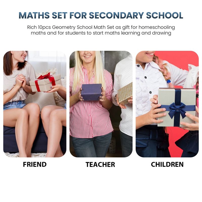 Ensemble de compas géométrique - Math Geometry Set With Compass avis et prix
