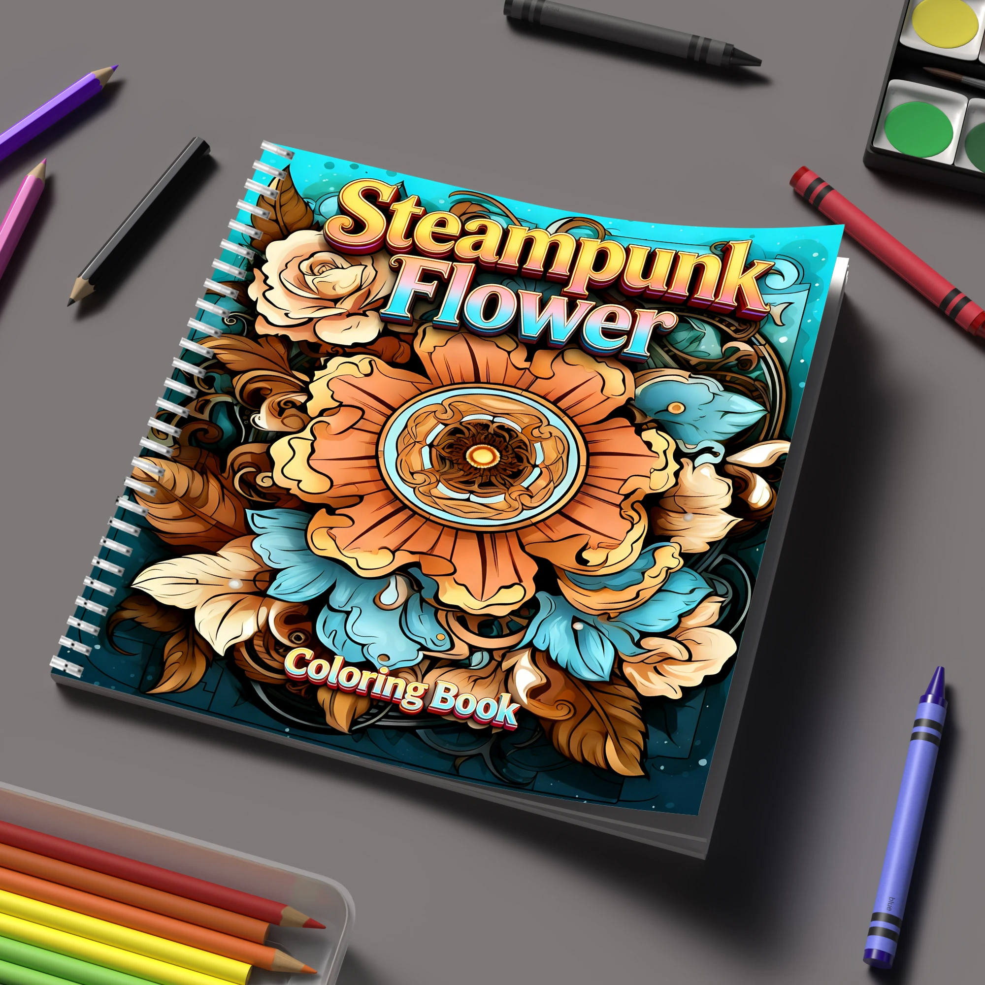 Livre de coloriage Steampunk F - School Supplies avis et prix