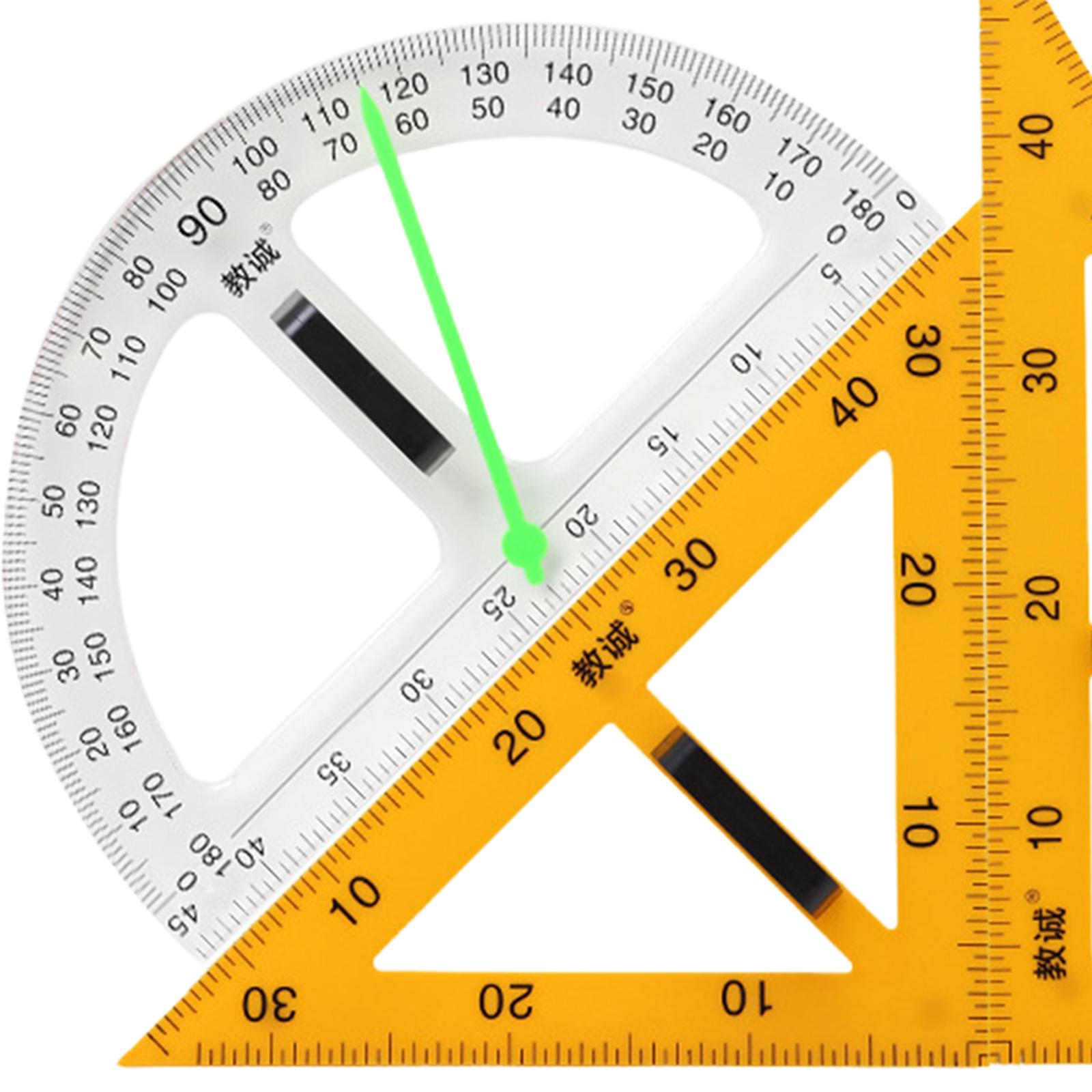 Ensemble de règles de géométri - Math Geometry Set With Compass avis et prix