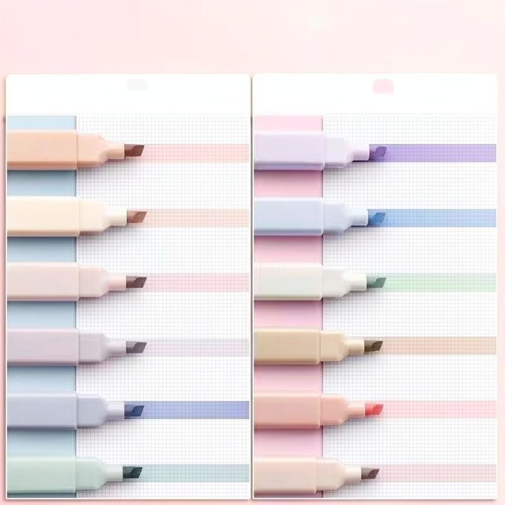 Ensemble de surligneurs pastel - Pastel Highlighter Set Double Ended avis et prix